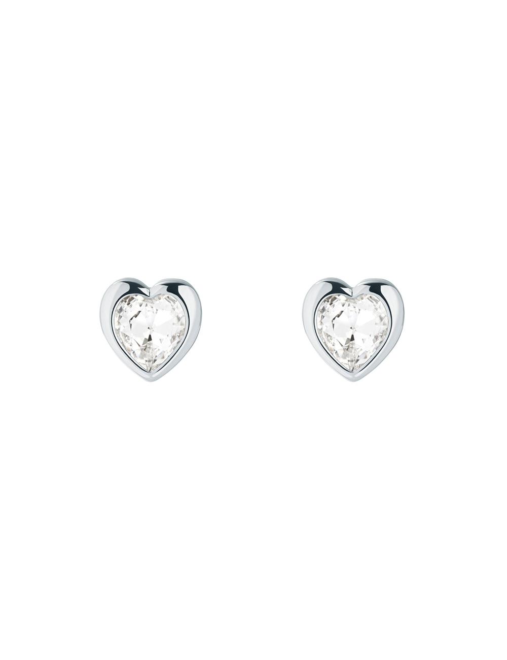 Ted Baker HAN - Solitaire Crystal Heart Stud ピアス レディース シルバー | Japan  VXSL-53240