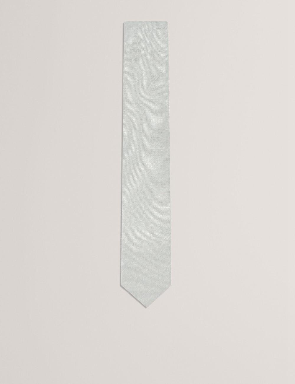 Ted Baker HAWKWEL - Linen Blend Woven Texture ネクタイ メンズ 緑 | Japan  VBWO-79432
