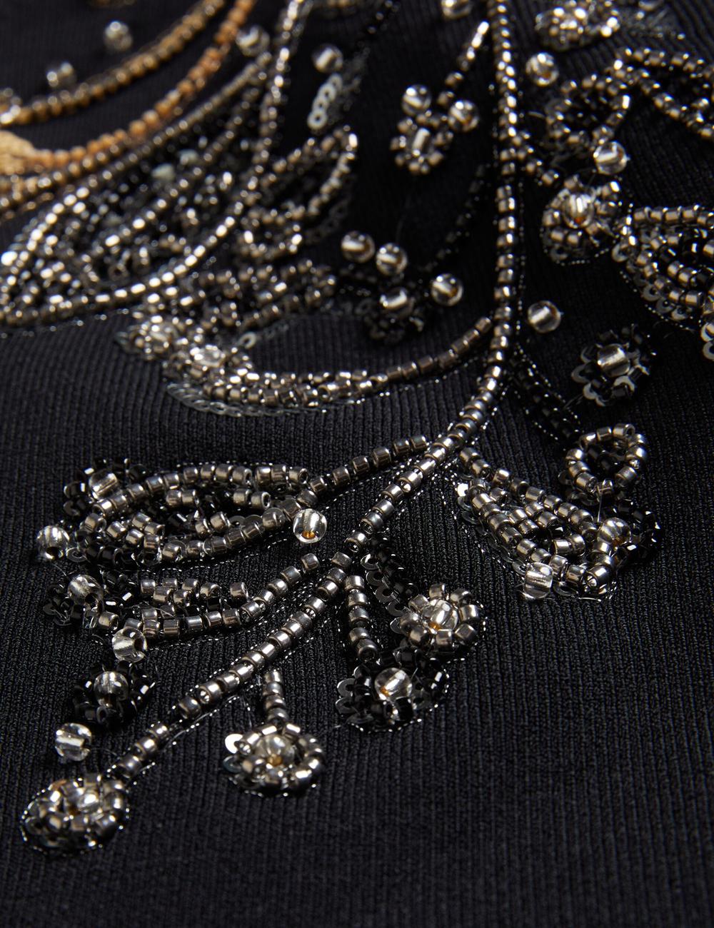 Ted Baker HEATHRR - One Shoulder Embellished Detail トップス レディース 黒 | Japan  HUGC-52307