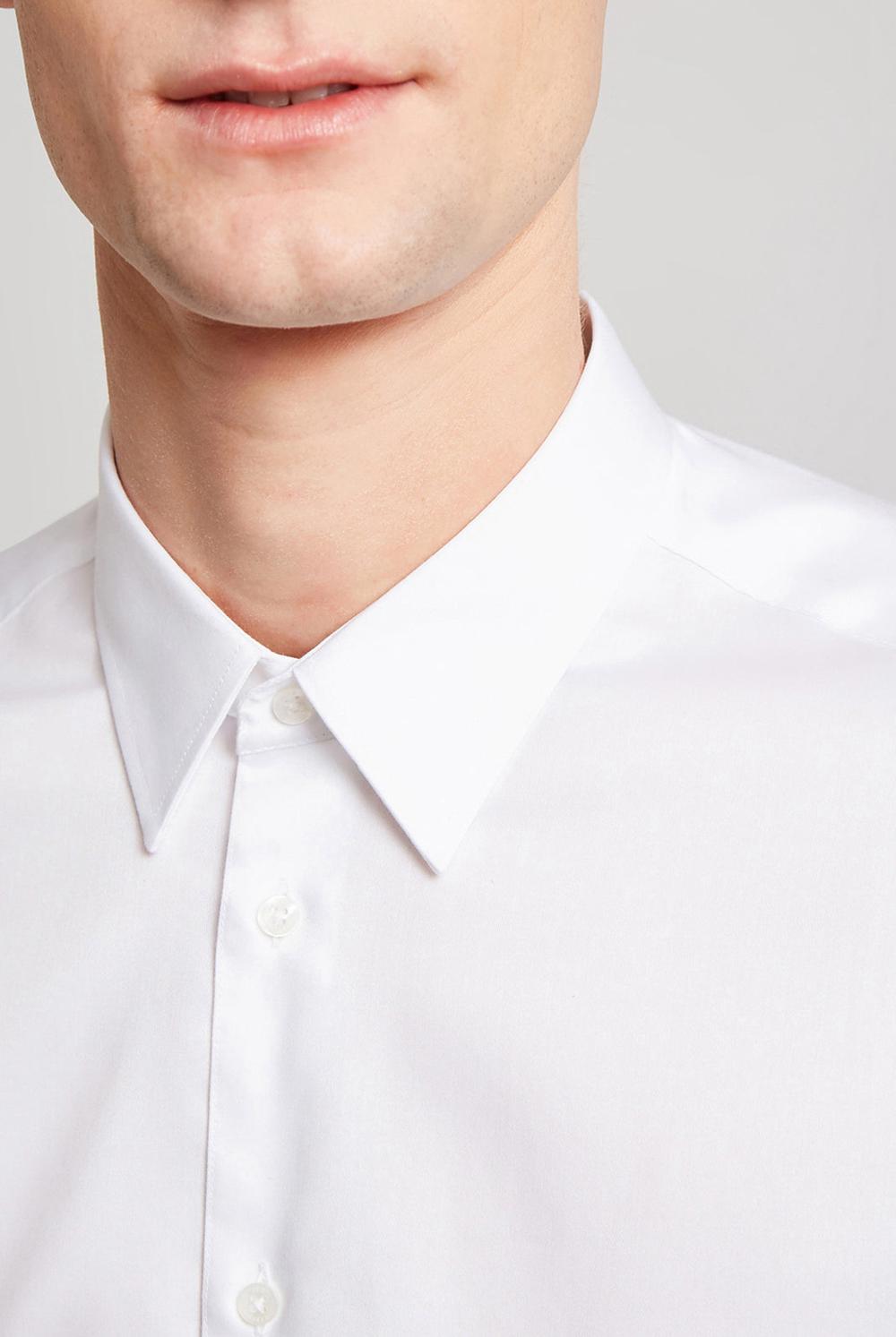 Ted Baker HOLMER - Regular Fit White Long Sleeve シャツ メンズ 白 | Japan  MIKT-75420