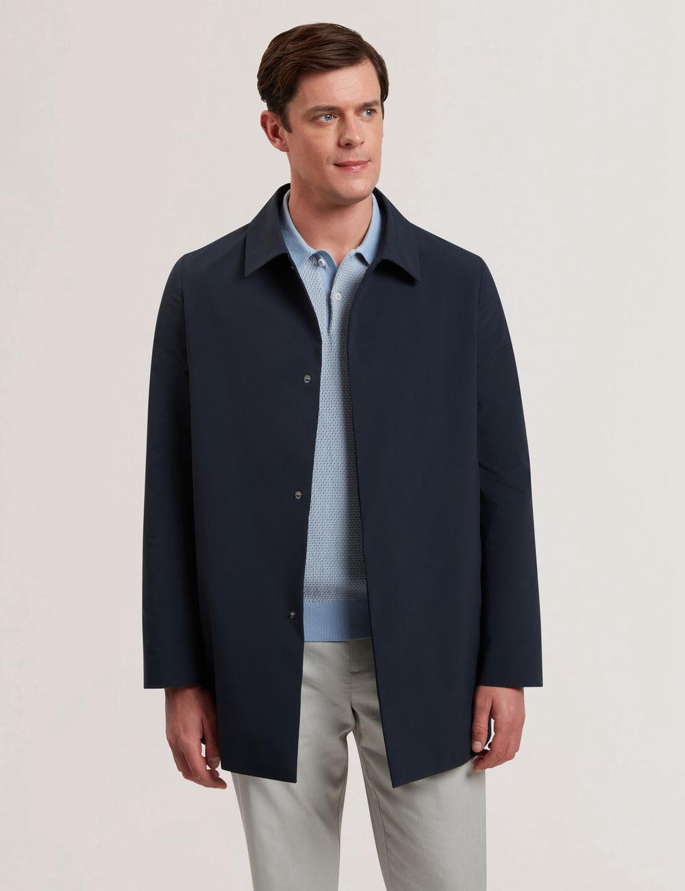 Ted Baker HUMMELS - Lightweight Short City Mac ジャケット メンズ ネイビー | Japan  WAHC-29146