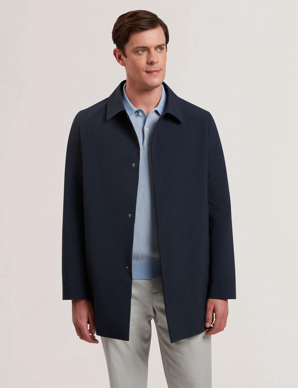 Ted Baker HUMMELS - Lightweight Short City Mac ジャケット メンズ ネイビー | Japan  WAHC-29146