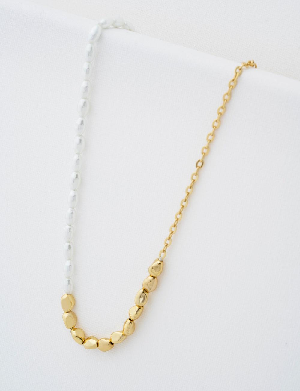 Ted Baker ILENIE - Island Pearl Beaded ネックレス レディース ゴールド | Japan  UORB-52783