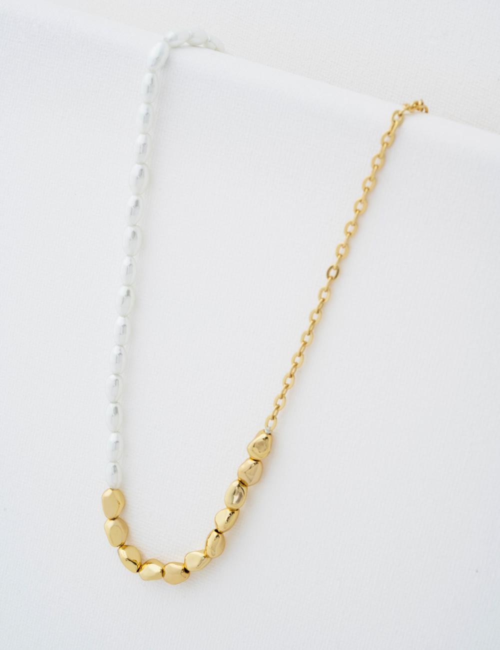 Ted Baker ILENIE - Island Pearl Beaded ネックレス レディース ゴールド | Japan  UORB-52783