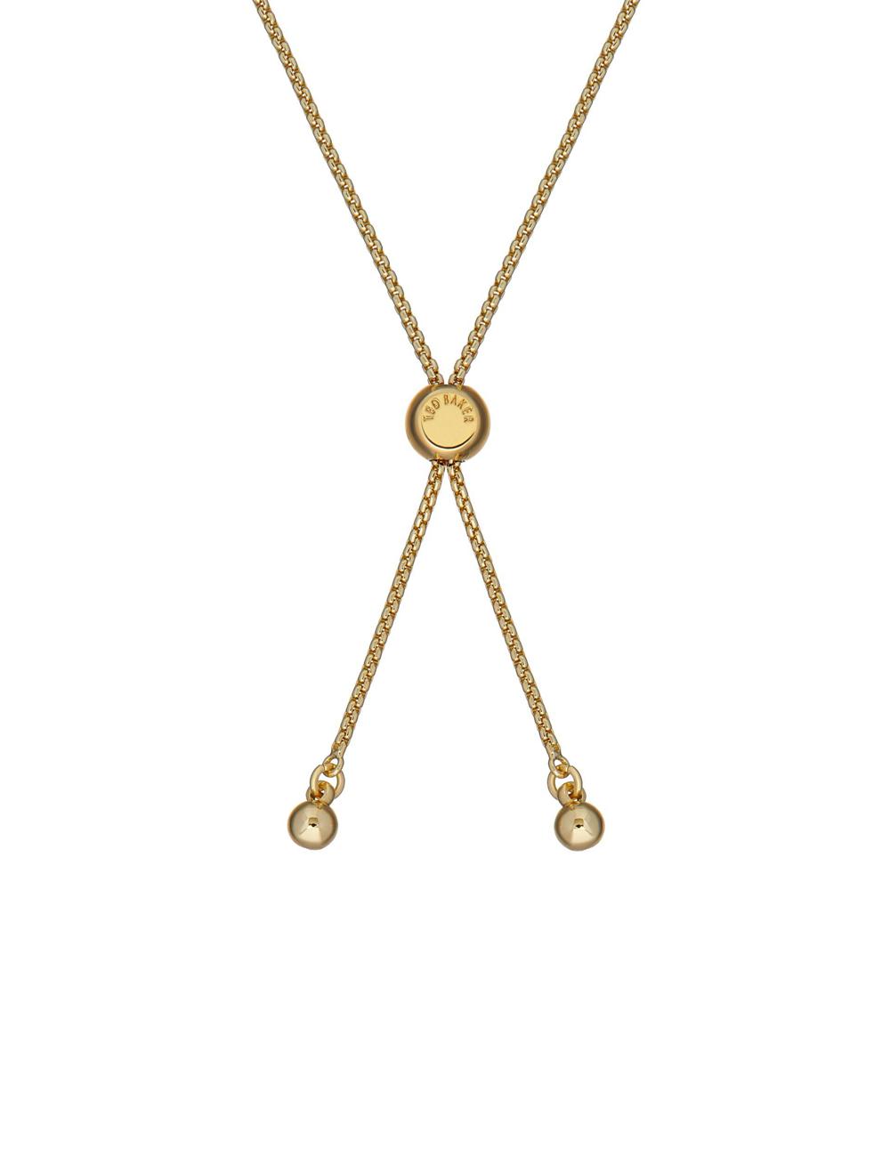 Ted Baker INELA - Island Pearl Bead Adjustable ブレスレット レディース ゴールド | Japan  GIBP-48179