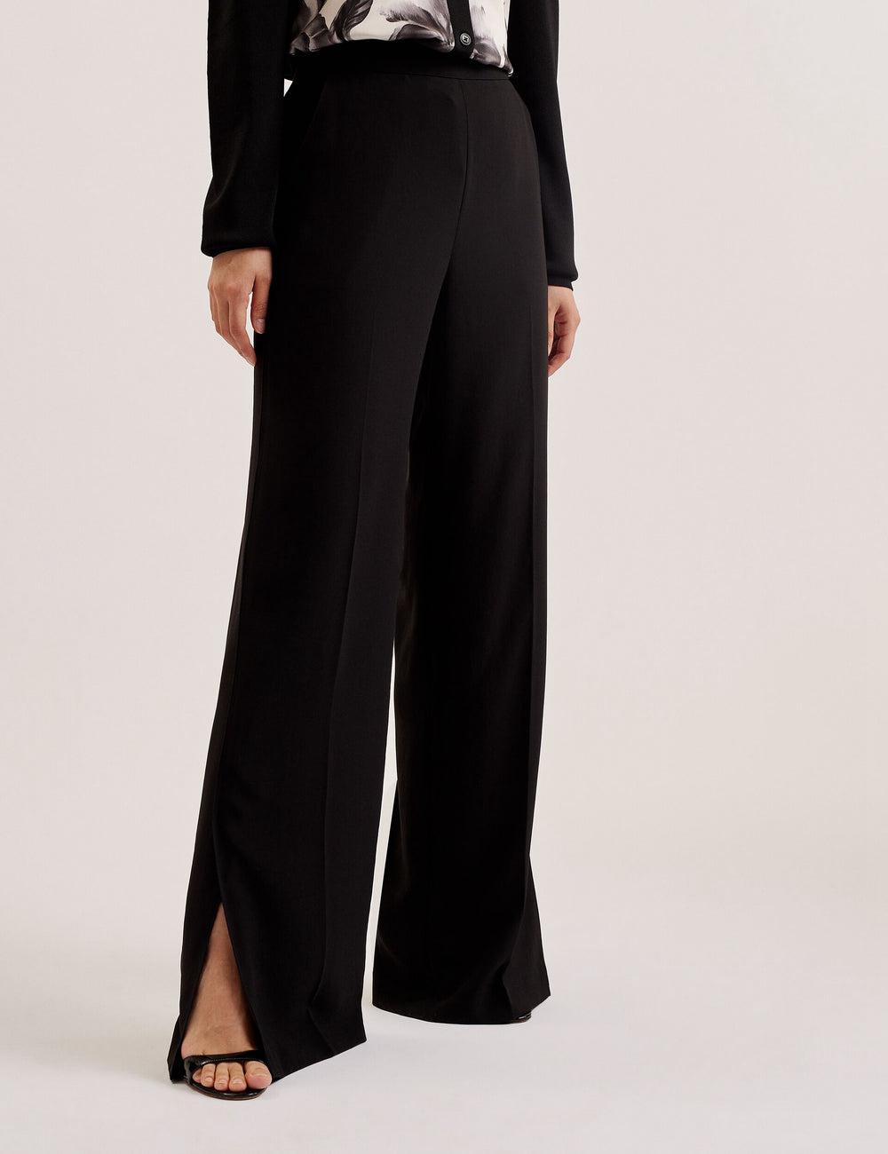 Ted Baker INUT - Tailored High Waist Wide Leg ズボン レディース 黒 | Japan  CJQA-06183