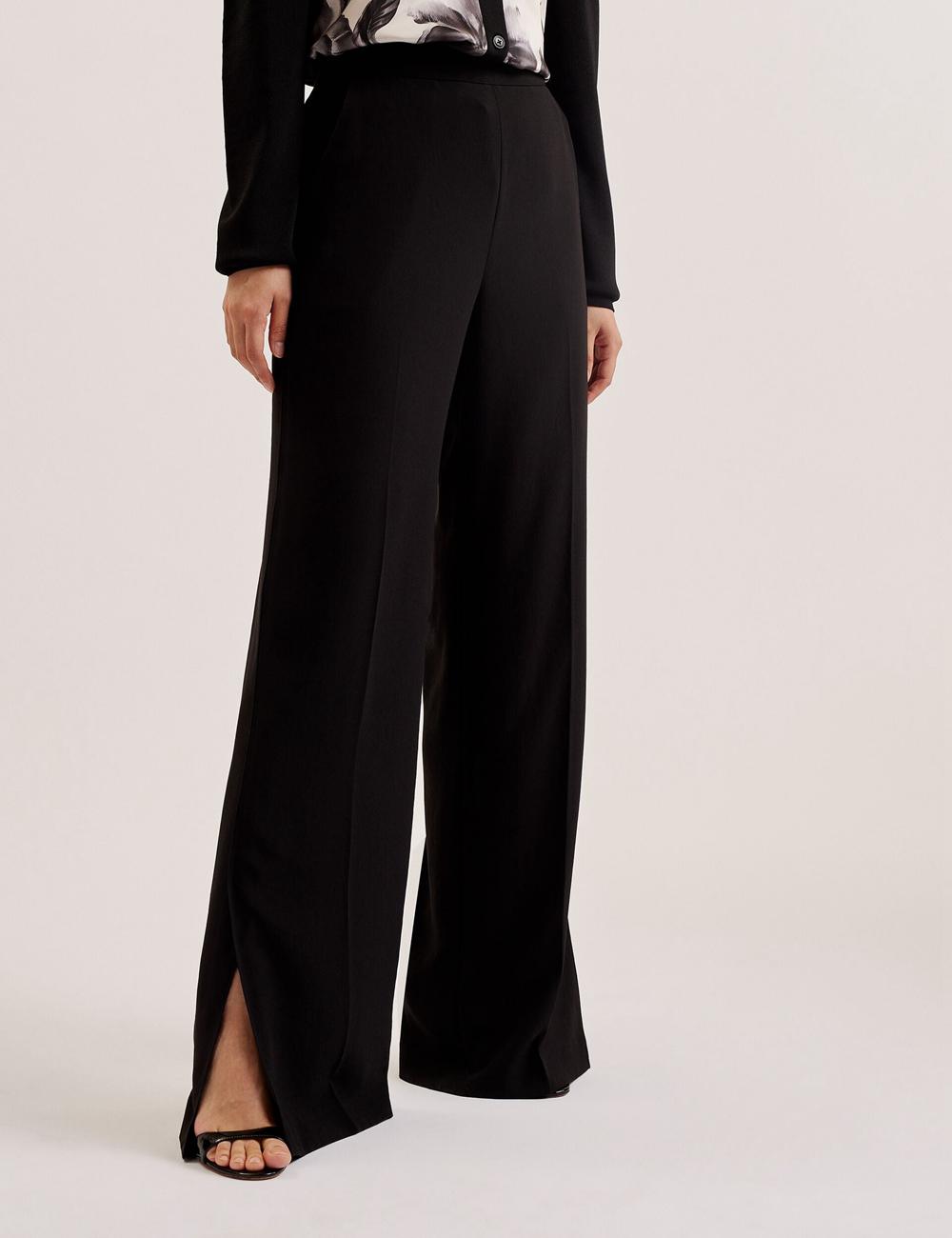 Ted Baker INUT - Tailored High Waist Wide Leg ズボン レディース 黒 | Japan  CJQA-06183