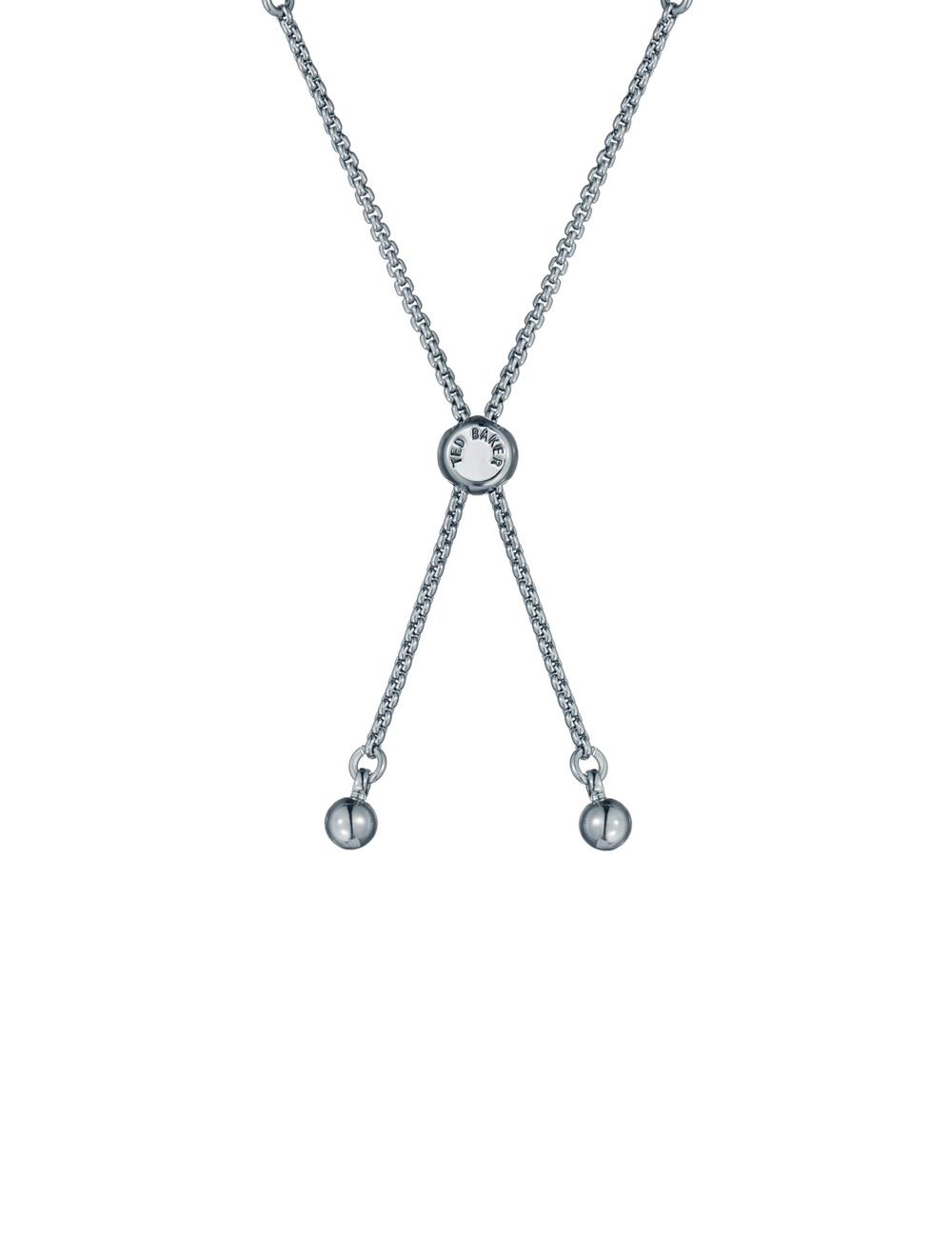 Ted Baker ISABELA - Baguette Crystal Adjustable ブレスレット レディース シルバー | Japan  GMUC-72845