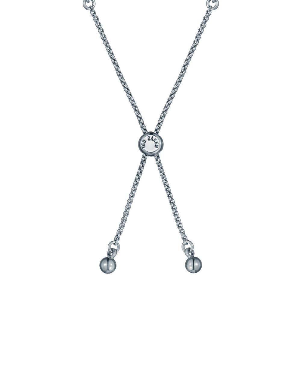 Ted Baker ISELA - Baguette Crystal Slider Tennis ブレスレット レディース シルバー | Japan  DGLA-83956