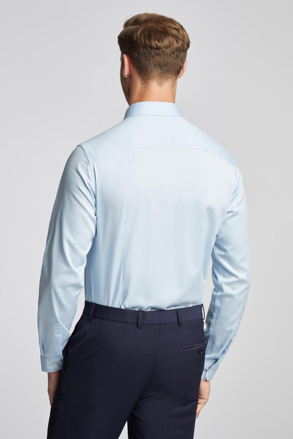 Ted Baker ISLA - Slim Fit Pure Cotton シャツ メンズ 青 | Japan  GVZY-60849