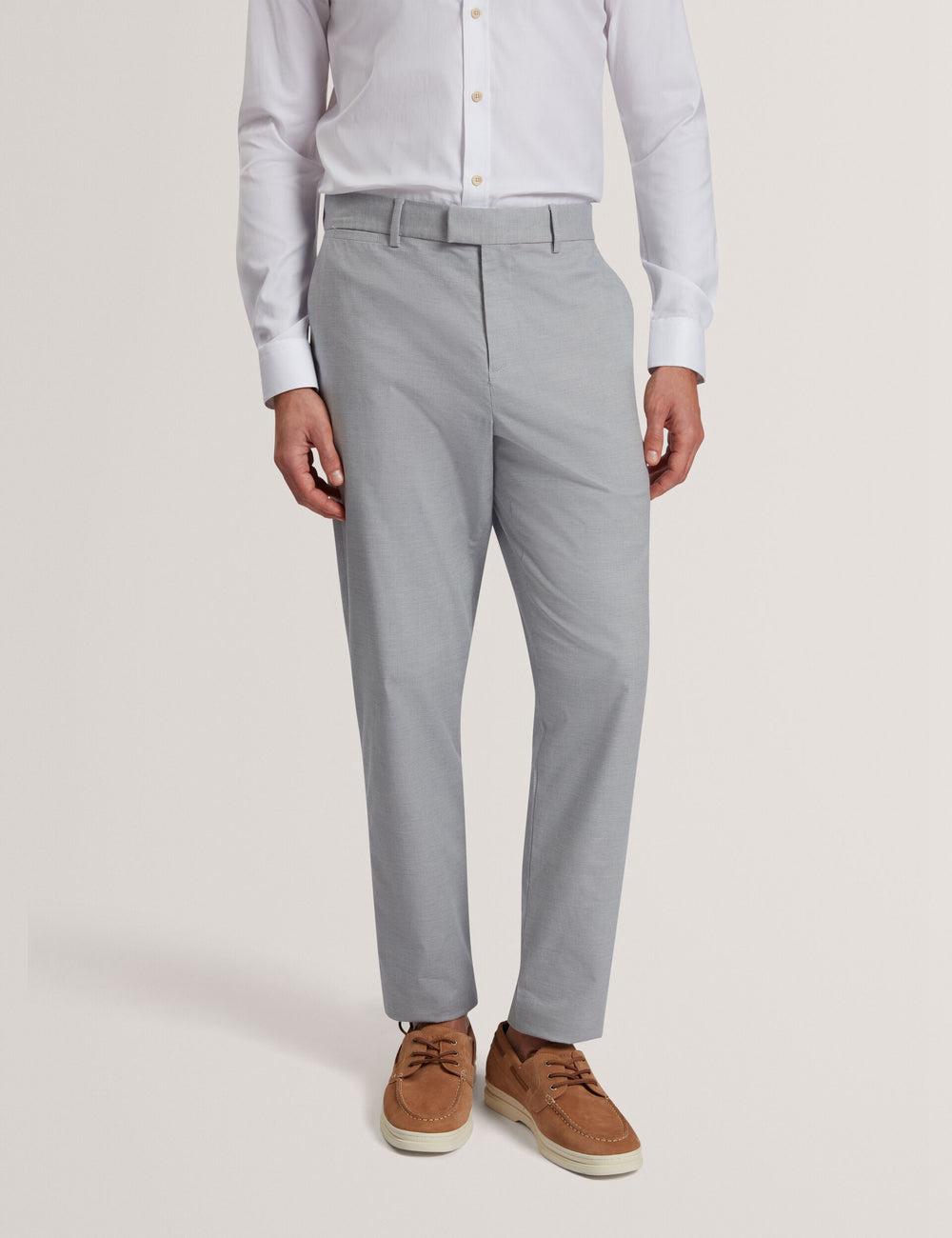 Ted Baker JACKUS - Regular Fit Cotton Blend Chino ズボン メンズ ネイビー | Japan  PNAC-37158