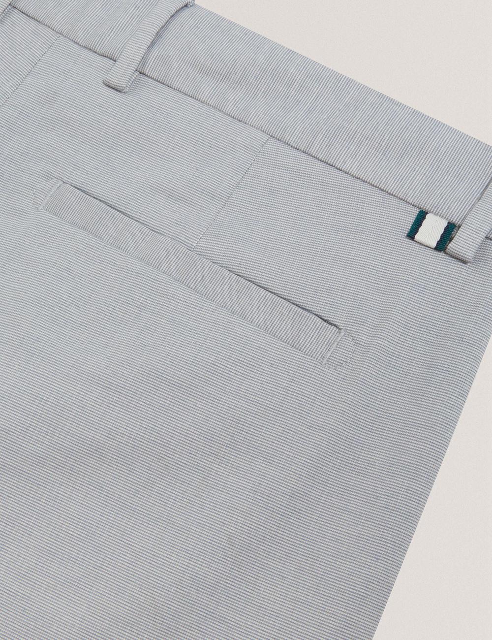 Ted Baker JACKUS - Regular Fit Cotton Blend Chino ズボン メンズ ネイビー | Japan  PNAC-37158