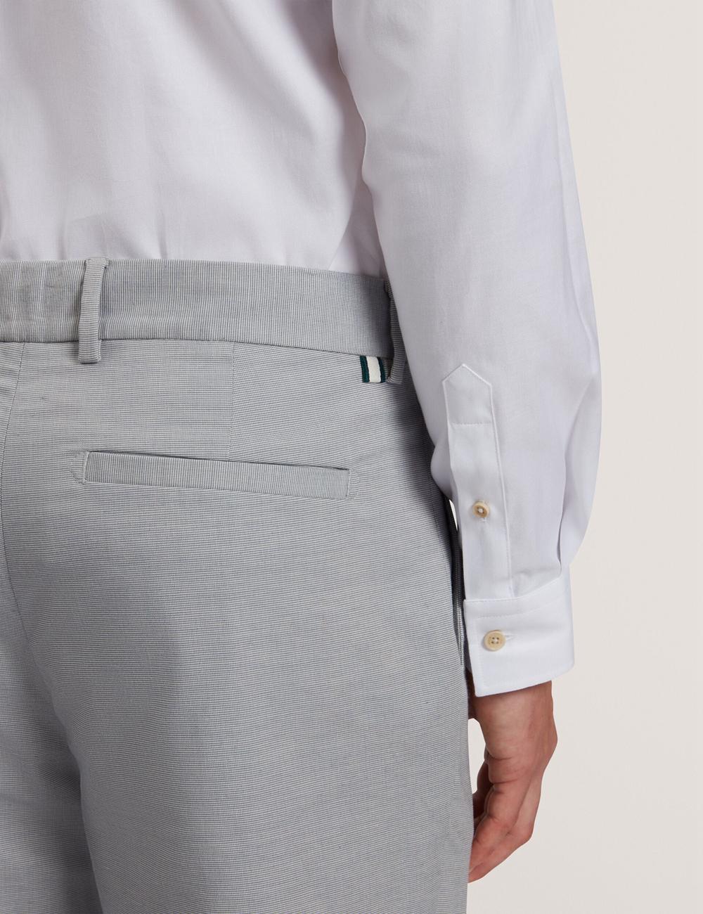 Ted Baker JACKUS - Regular Fit Cotton Blend Chino ズボン メンズ ネイビー | Japan  PNAC-37158