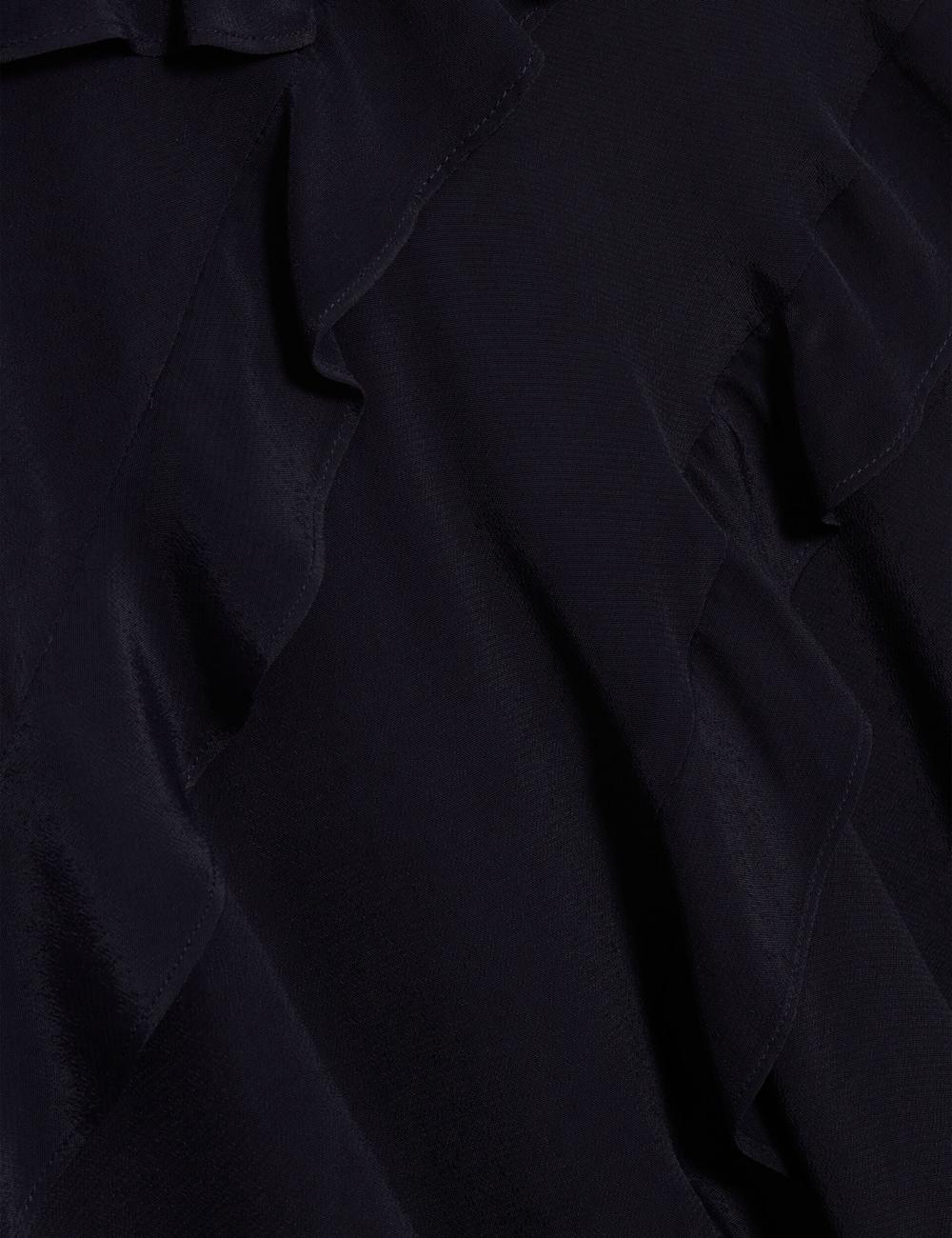 Ted Baker JOJII - Frill Trim Angel Sleeve ミニドレス レディース ネイビー | Japan  RESB-74615