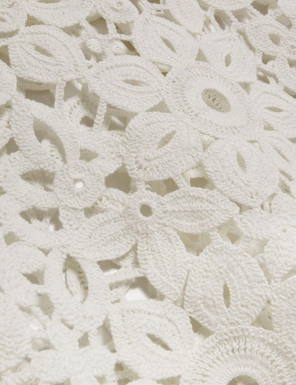 Ted Baker JOYYRA - Floral Crochet Knit Sleeveless トップス レディース 白 | Japan  VEWU-57094