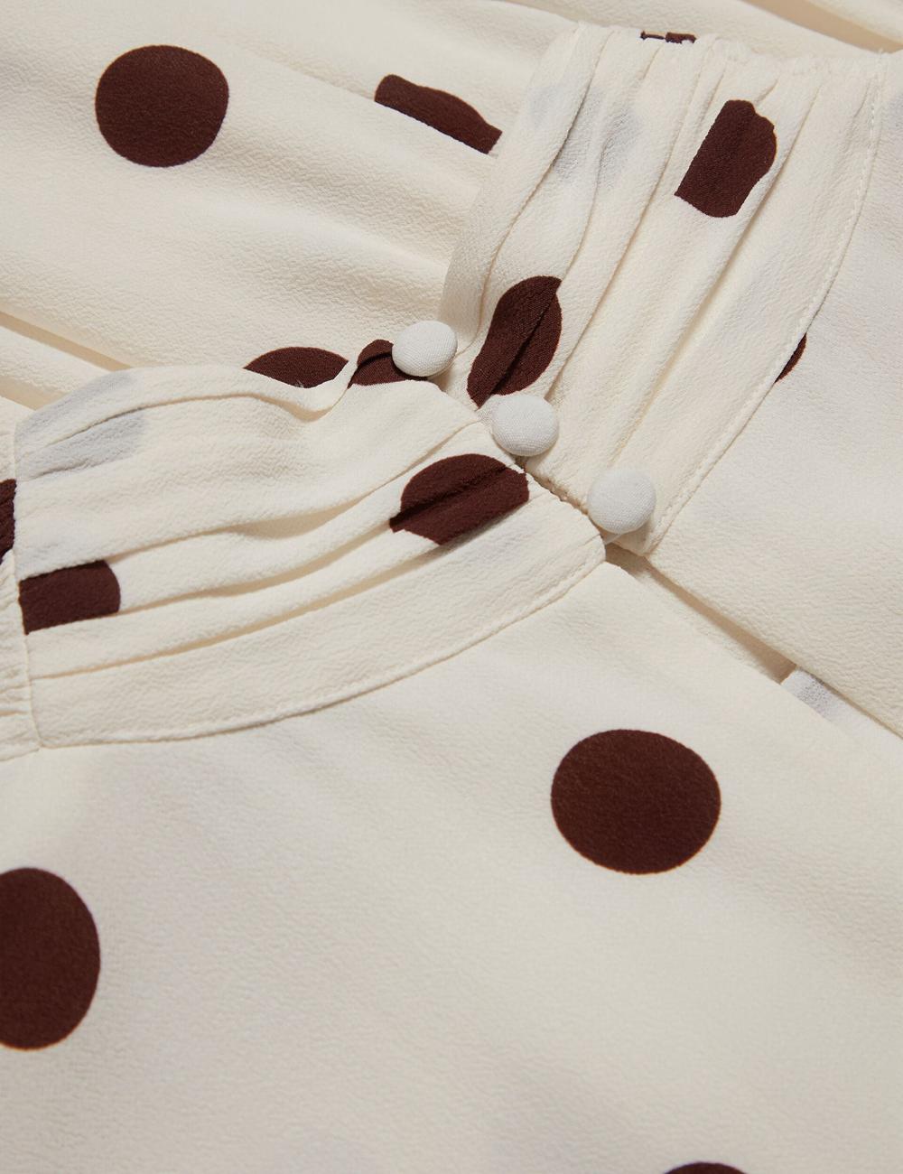 Ted Baker JUTUVA - Polka Dot Neck Shift ミニドレス レディース Ivory | Japan  WAGJ-13609