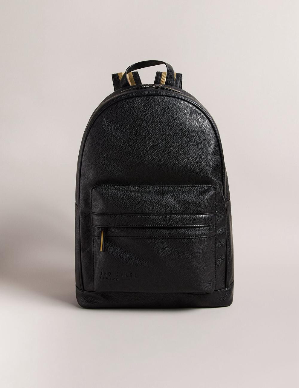 Ted Baker KAILEB - Webbing Strap Faux Leather リュック メンズ 黒 | Japan  GSRY-01845