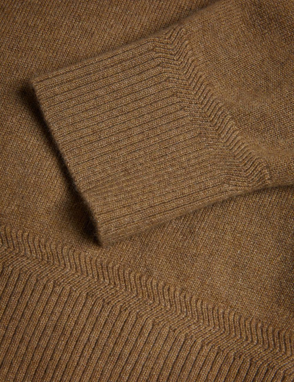 Ted Baker KAROLT - Cashmere Knit Long Sleeve Top ジャンパー メンズ ブラウン | Japan  LIPO-78619