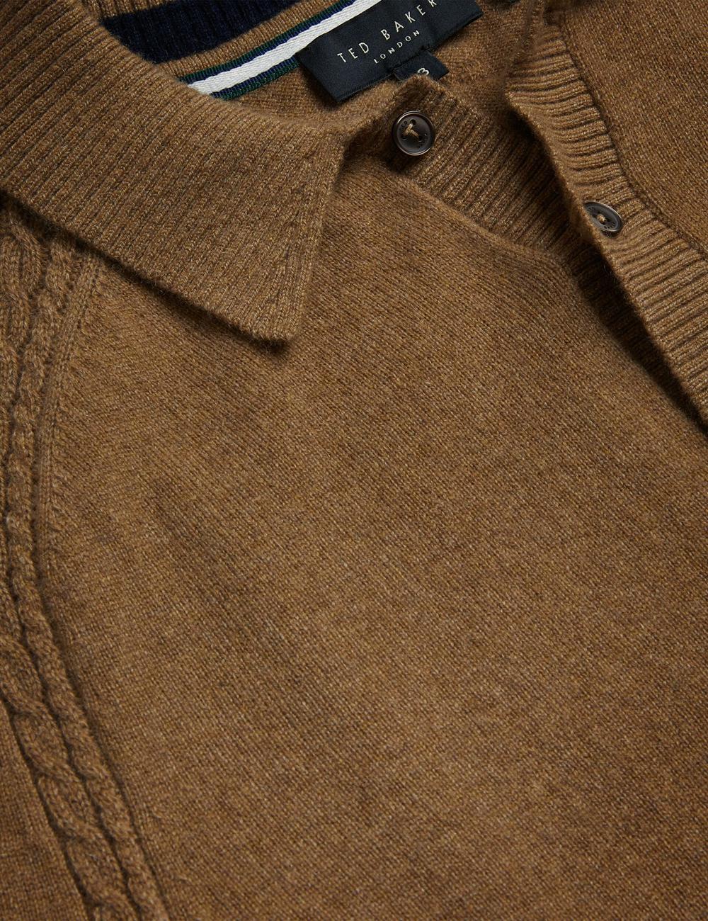 Ted Baker KAROLT - Cashmere Knit Long Sleeve Top ジャンパー メンズ ブラウン | Japan  LIPO-78619
