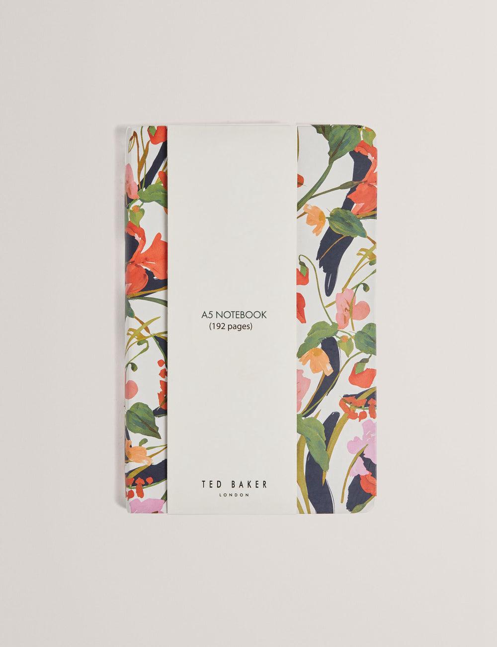 Ted Baker KATIIES - Floral Print A5 Notebook Stationary レディース 白 | Japan  HLVX-50219