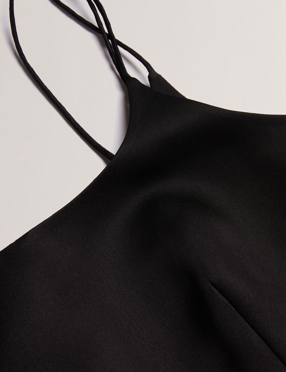 Ted Baker KAVALA - Strap Square Neck ミニドレス レディース 黒 | Japan  EKWU-29451
