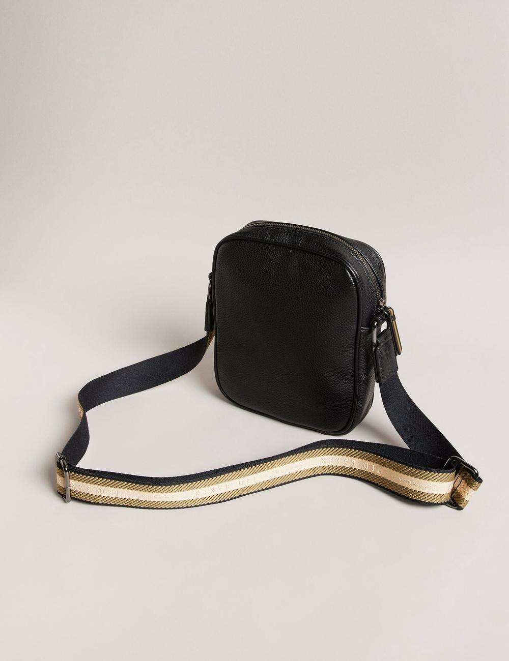 Ted Baker KIIAN - Small Reporter Webbing ショルダーバッグ メンズ 黒 | Japan  KMVP-32547