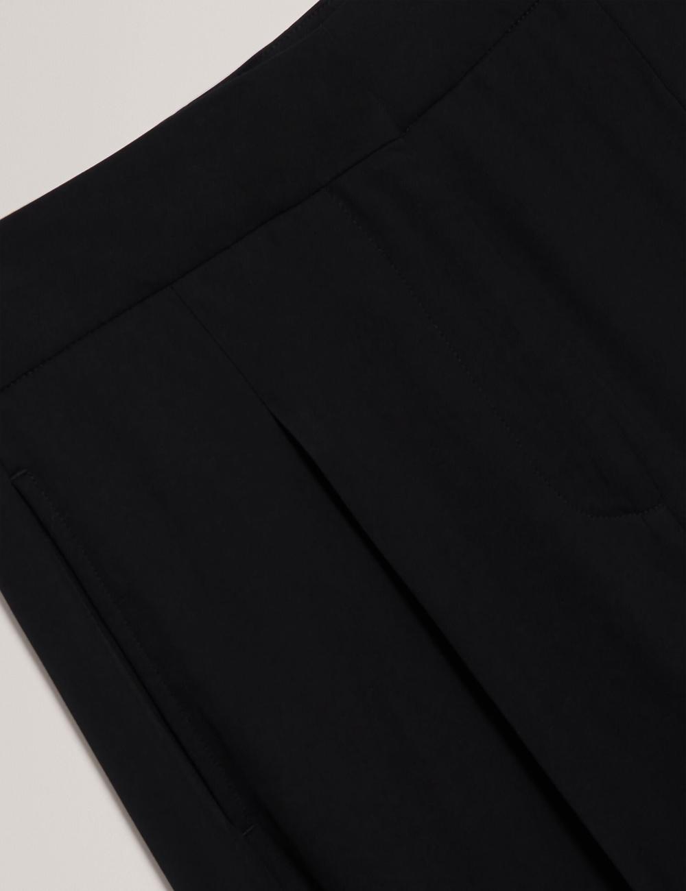 Ted Baker KIOLLI - Wool Blend Barrel Leg Tailored ズボン レディース 黒 | Japan  MELV-97035