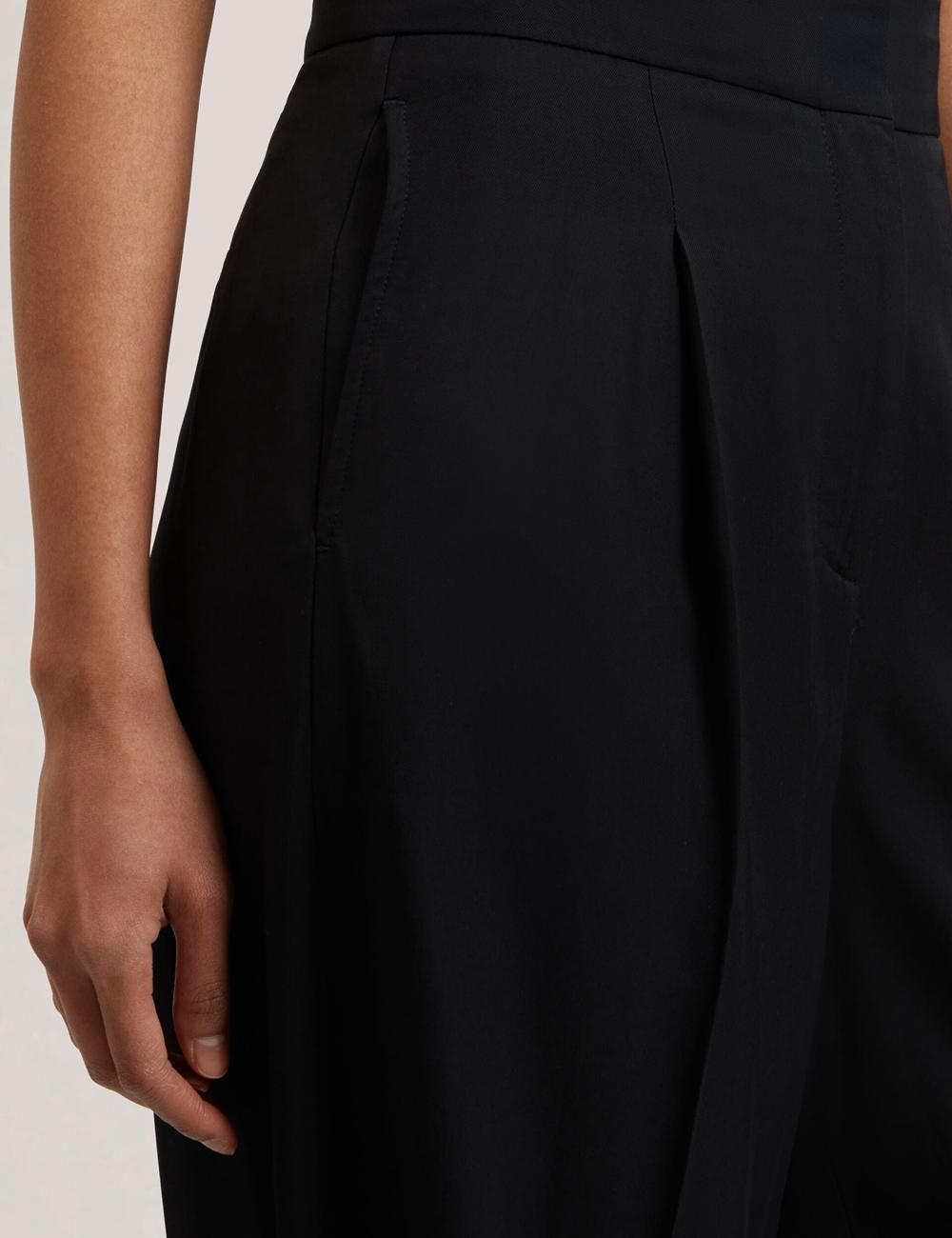 Ted Baker KIOLLI - Wool Blend Barrel Leg Tailored ズボン レディース 黒 | Japan  MELV-97035