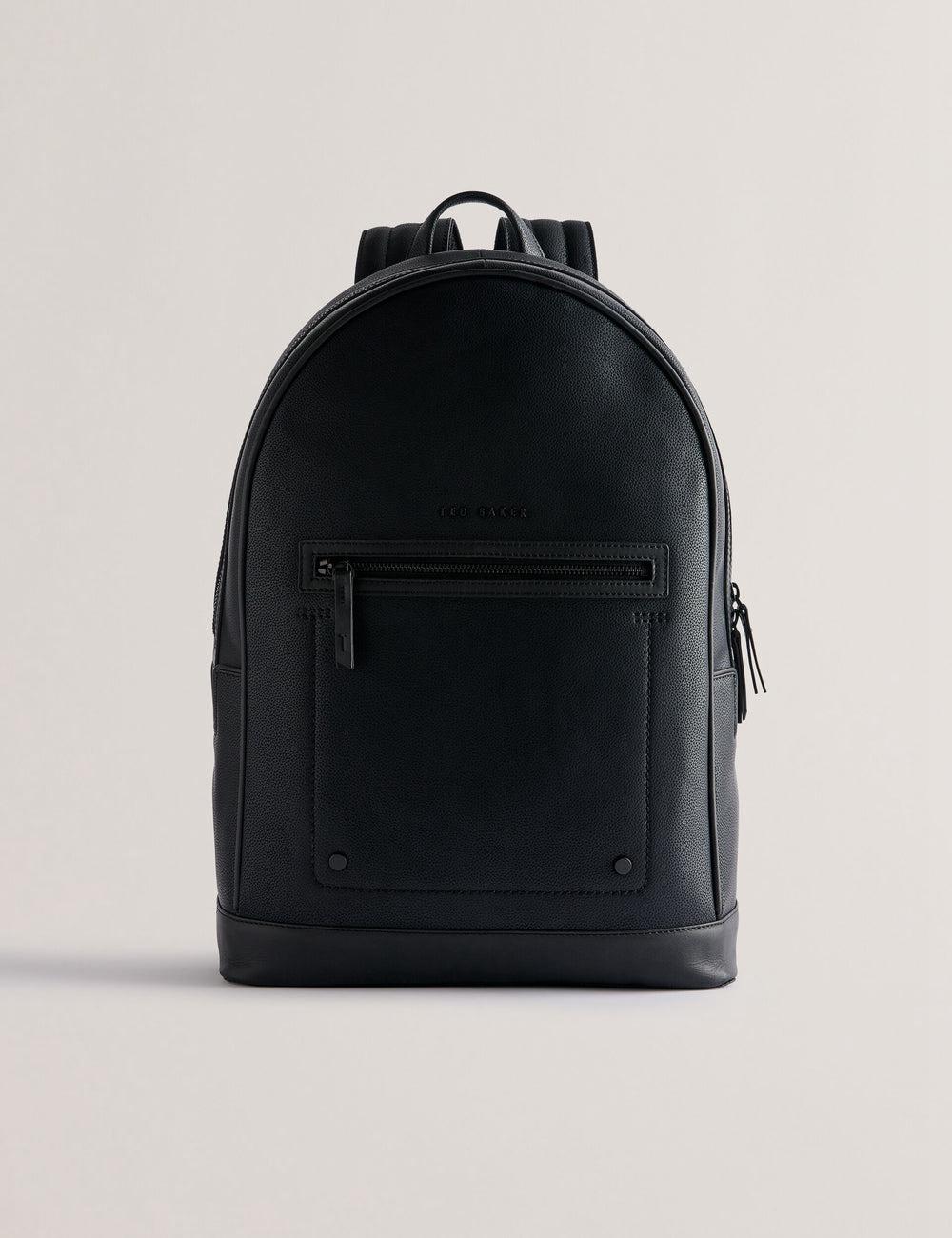 Ted Baker LANSEN - Textured Bonded Leather リュック メンズ 黒 | Japan  GFNQ-84561
