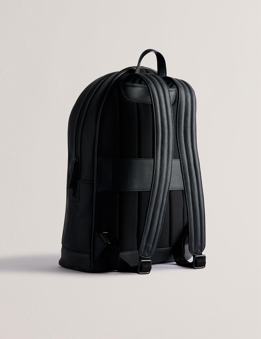 Ted Baker LANSEN - Textured Bonded Leather リュック メンズ 黒 | Japan  GFNQ-84561