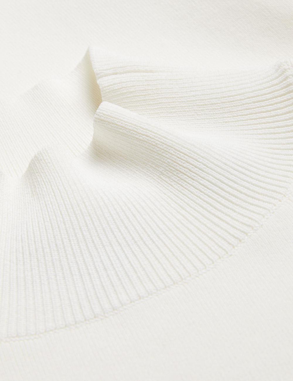 Ted Baker LAYNHA - Flared Sleeve High Neck Knitted Top ジャンパー レディース Ivory | Japan  IDTY-90513