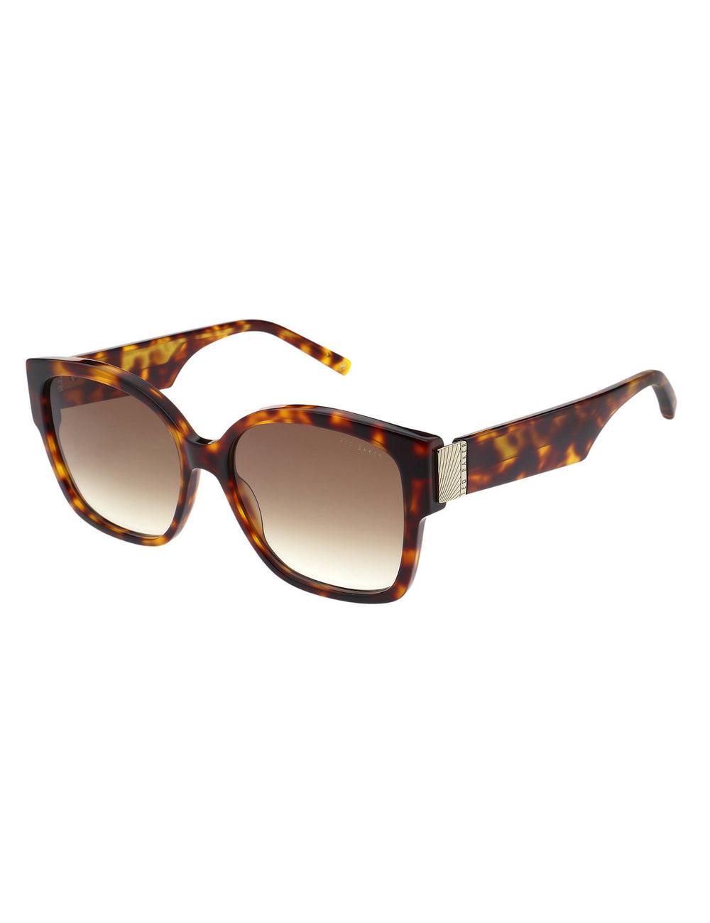 Ted Baker LINIA - Oversized Square Hardware Detail サングラス レディース ブラウン | Japan  SQJN-71896