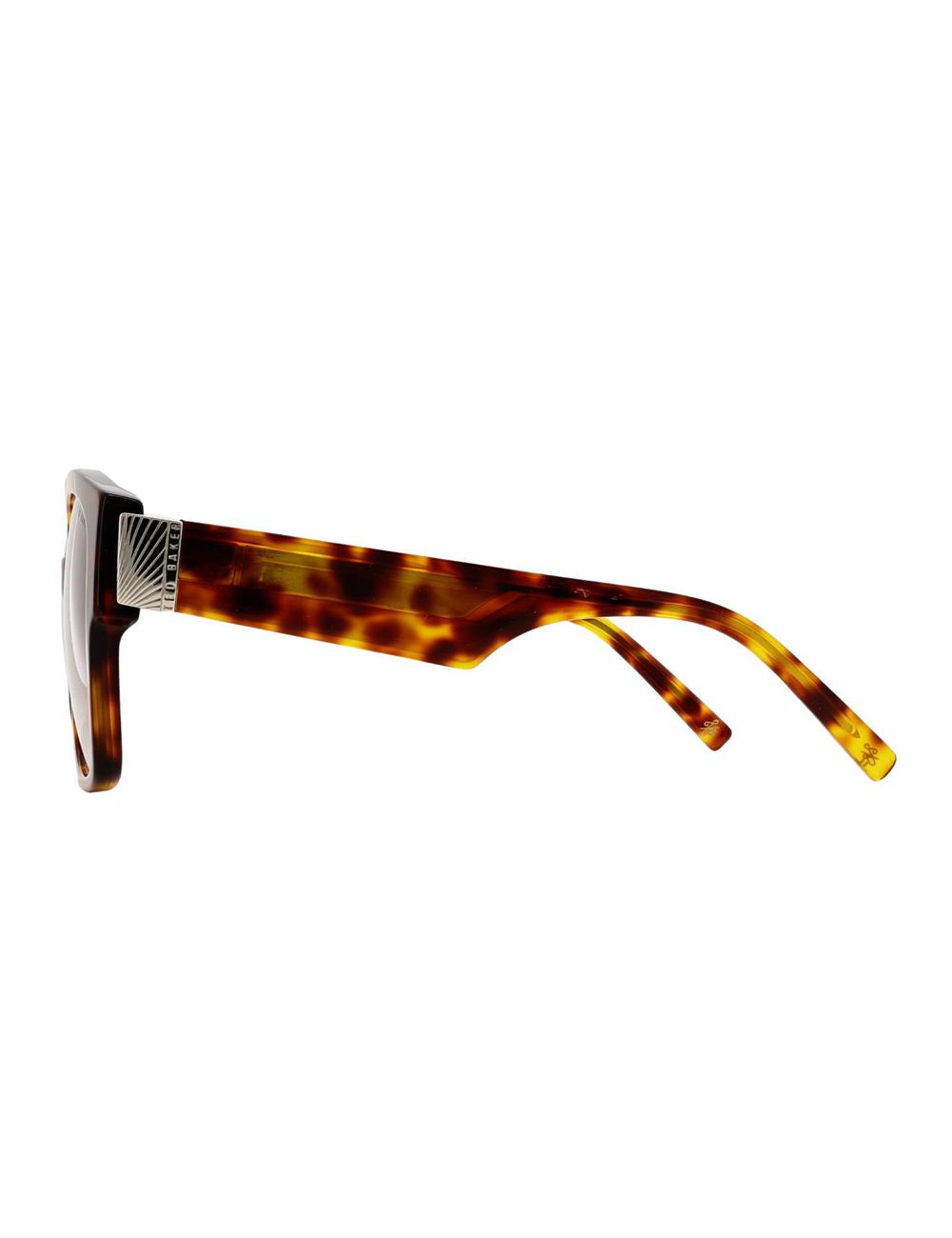 Ted Baker LINIA - Oversized Square Hardware Detail サングラス レディース ブラウン | Japan  SQJN-71896