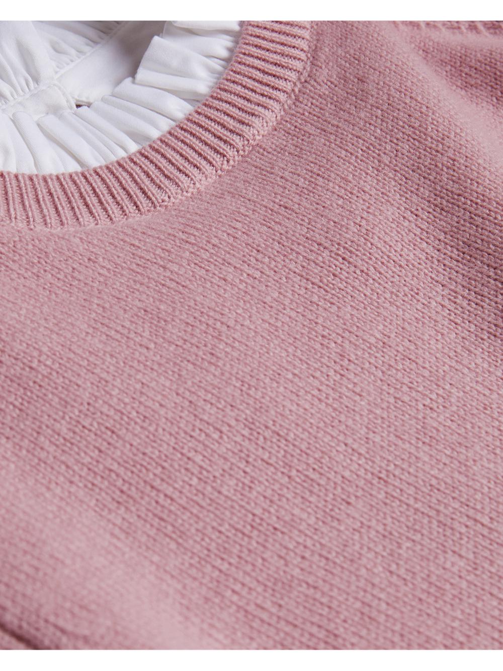 Ted Baker LISSIAH - Bobble Detail Shirt Hem Knitted ジャンパー レディース ピンク | Japan  MKLV-37891