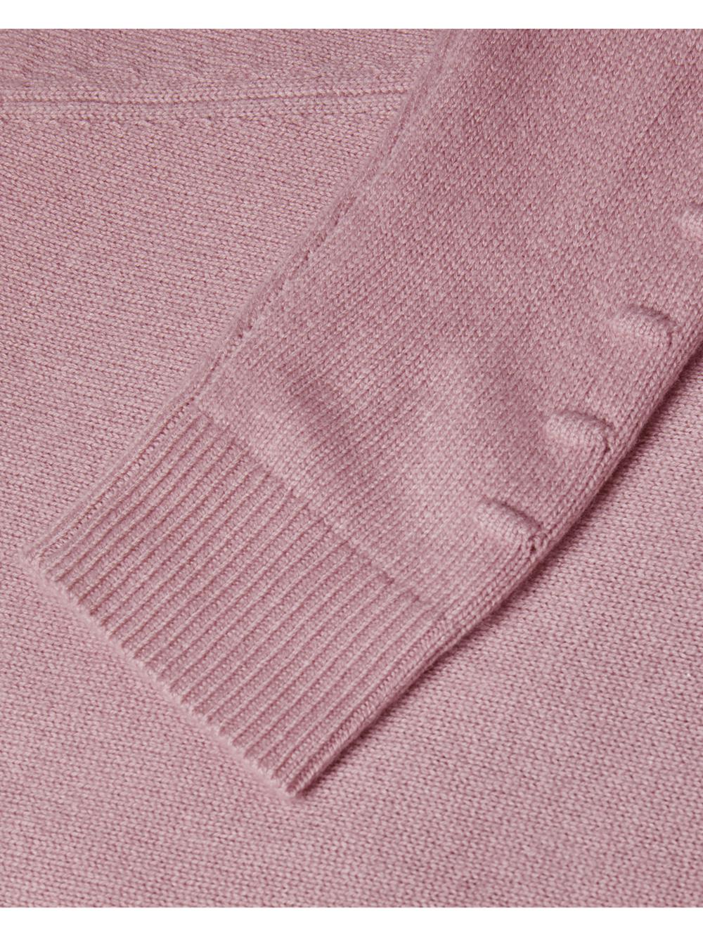 Ted Baker LISSIAH - Bobble Detail Shirt Hem Knitted ジャンパー レディース ピンク | Japan  MKLV-37891