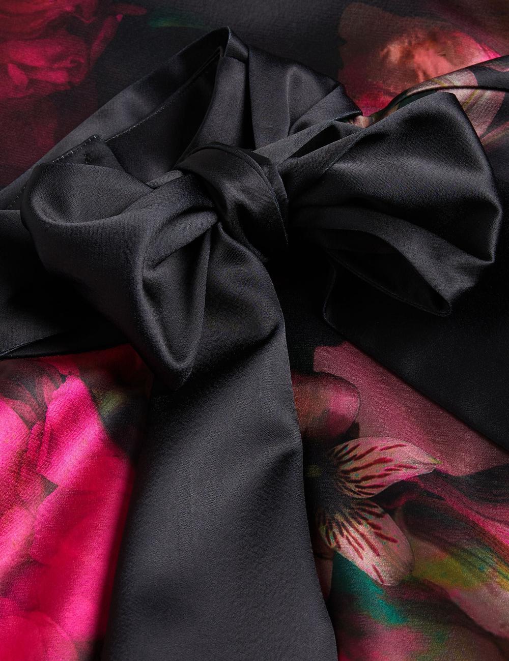 Ted Baker LOUSIOS - Printed Neck Wide Leg ジャンプスーツ レディース 黒 | Japan  GFMP-61387