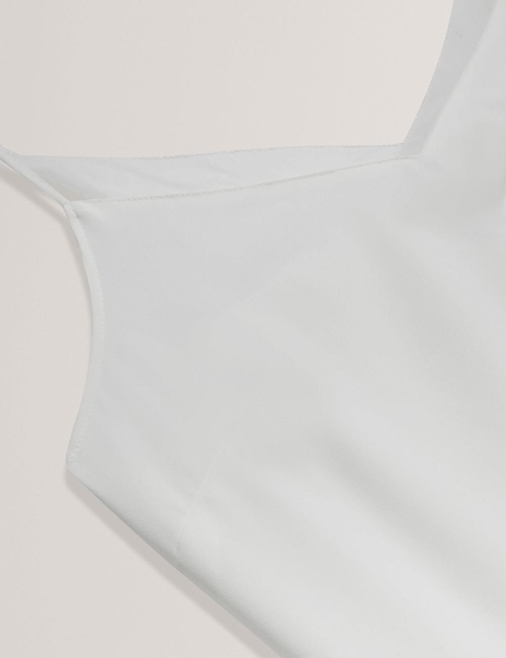 Ted Baker LULEA - Chiffon Detail V-Neck Strappy Cami トップス レディース Ivory | Japan  IRCS-08712