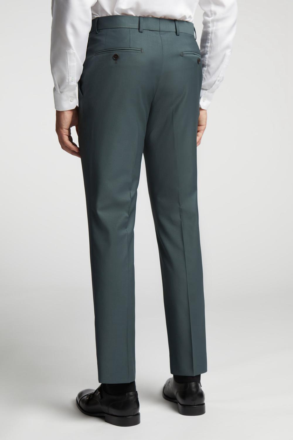 Ted Baker LUNANTS - Wool Blend Slim Suit ズボン メンズ 緑 | Japan  CWIO-80769