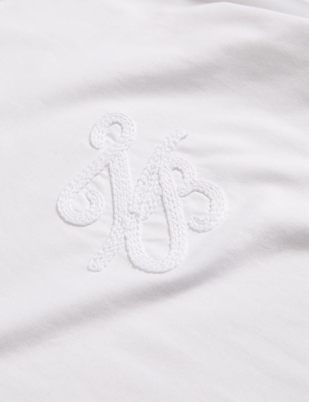 Ted Baker MALORRY - Embroidered Logo Boxy Cotton Tシャツ レディース 白 | Japan  UTIR-47908