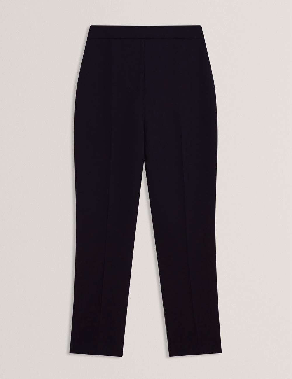 Ted Baker MANABTL - High Waist Tapered Leg Tailored ズボン レディース ネイビー | Japan  YWXV-27413