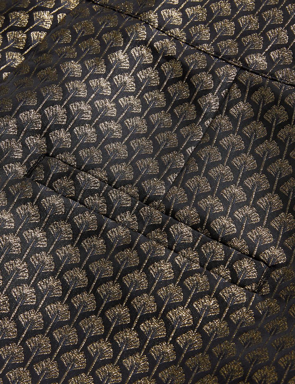 Ted Baker MANGUT - Metallic Jacquard Wide Leg Tailored ズボン レディース 黒 | Japan  QYRN-38764