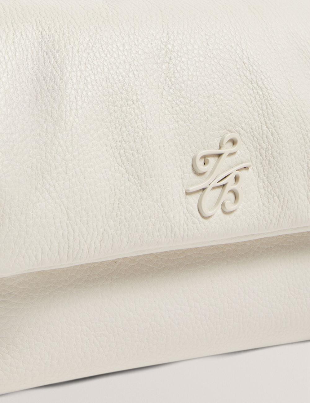 Ted Baker MARRISA - Padded Leather Fold Over クロスボディバッグ レディース Ecru | Japan  MNZG-97423