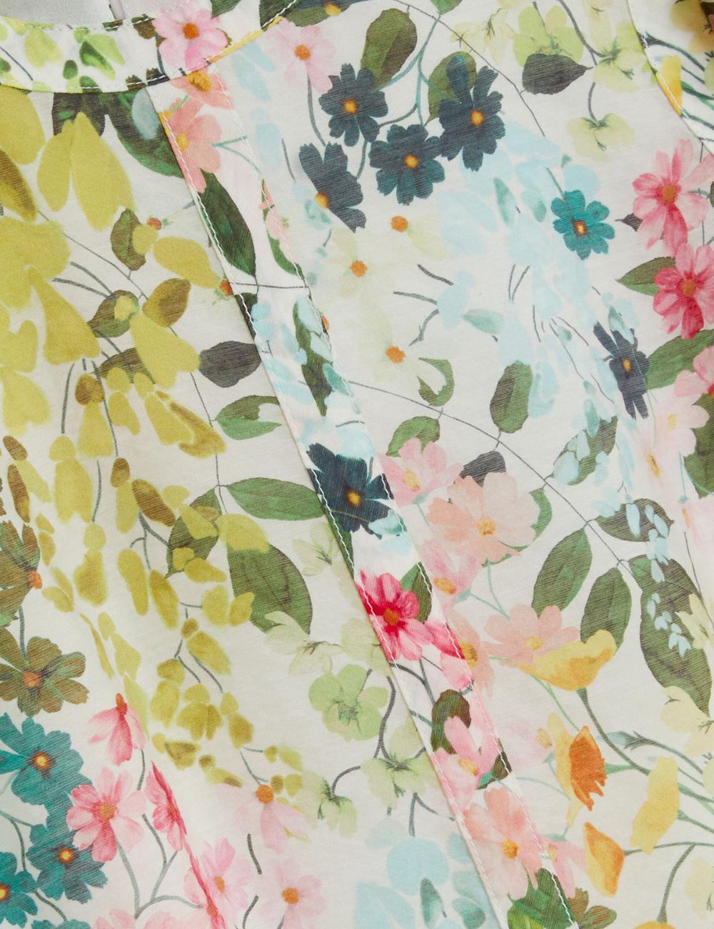 Ted Baker MICHA - Floral Binding Detail Puffed Sleeve ブラウス レディース Ivory | Japan  UCNI-19872
