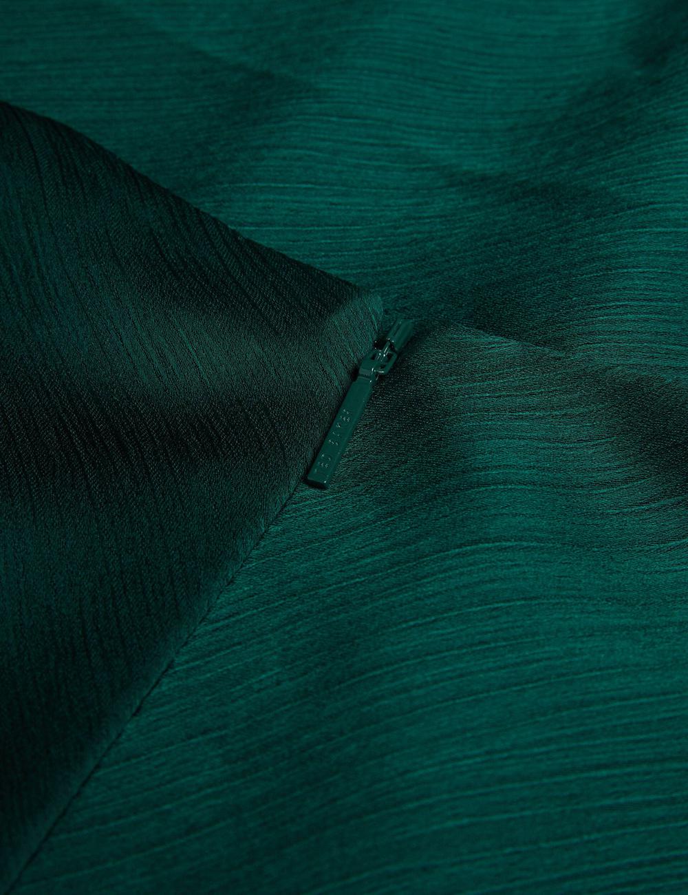 Ted Baker MISRINA - Drape Neck Detail Satin Top ジャンパー レディース 緑 | Japan  LVPH-90238