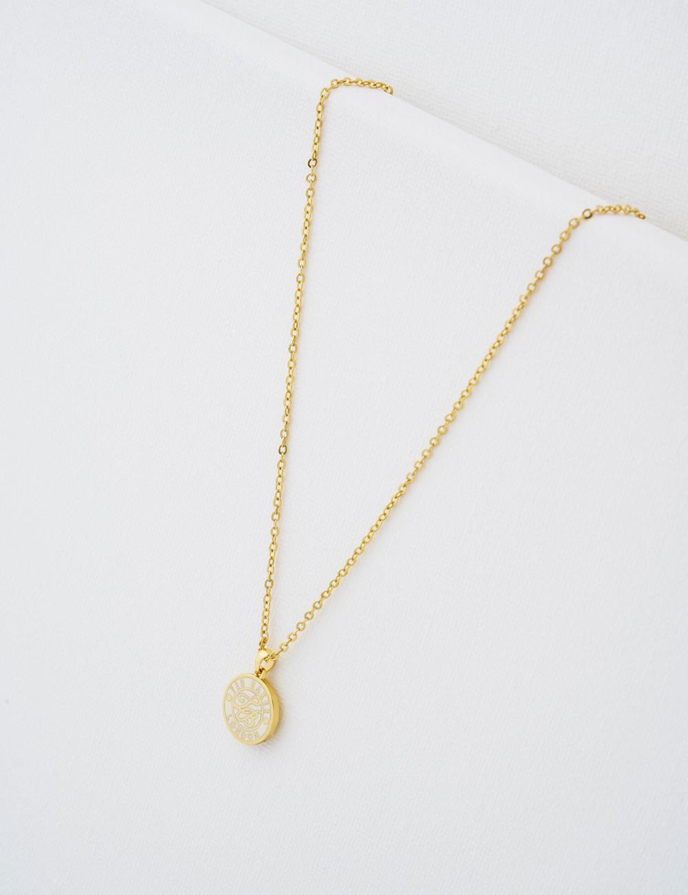 Ted Baker MONELLA - Monogram Logo Coin Pendant ネックレス レディース ゴールド | Japan  ETFO-71026