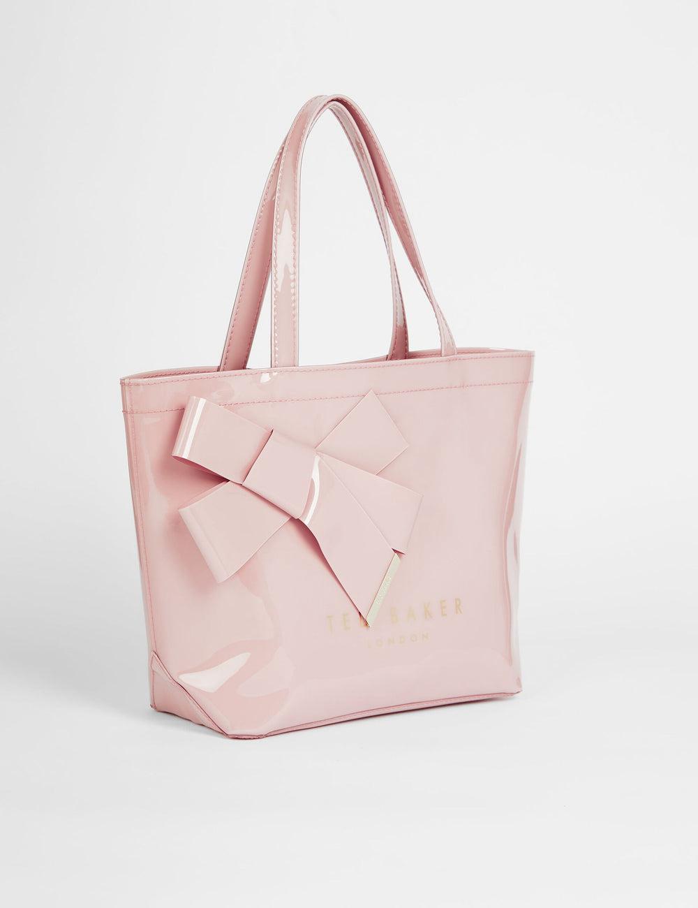 Ted Baker NIKICON - Small Knot Bow Vinyl Icon トートバッグ レディース ピンク | Japan  TZGL-40573