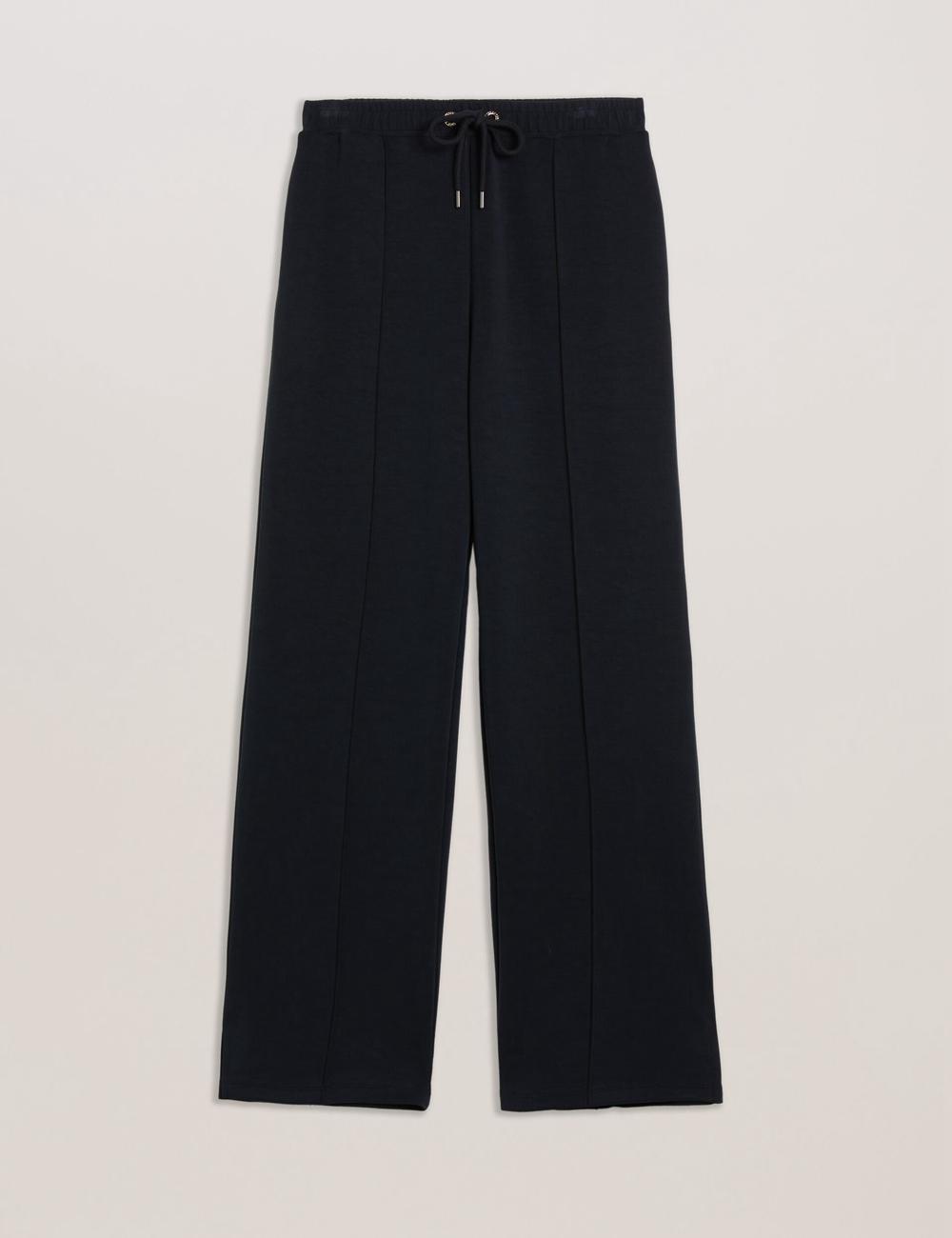 Ted Baker NOWELLL - Straight Leg Joggers With Split Hem ズボン レディース 黒 | Japan  ODZR-21679