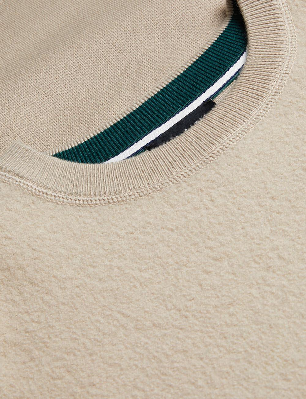 Ted Baker OLMSTE - Boucle Wool Blend Crew Neck ジャンパー メンズ Taupe | Japan  IQDR-95406