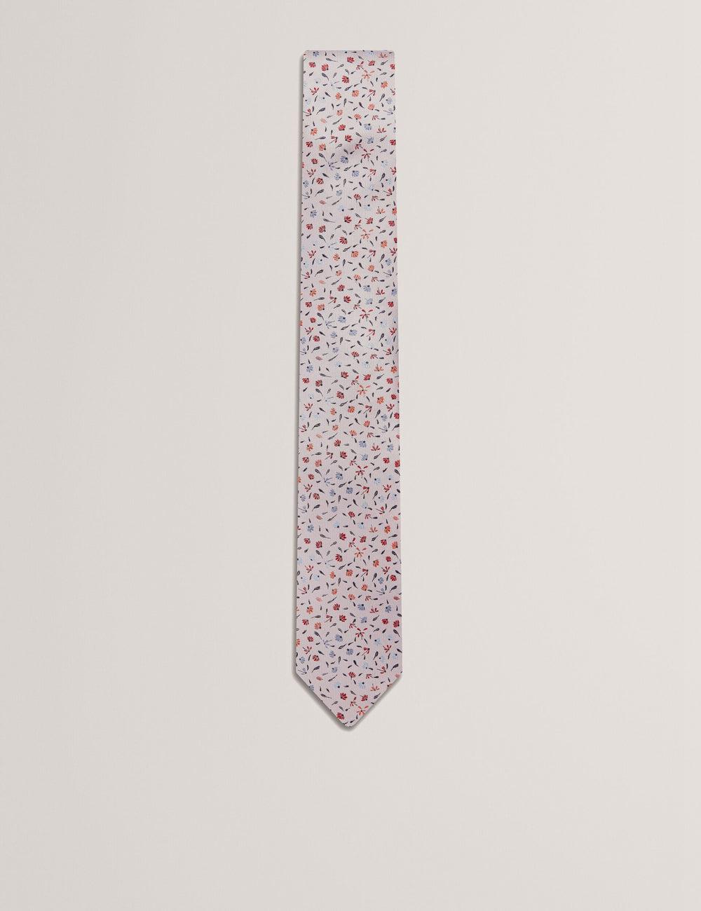 Ted Baker ORSEA - Ditsy Petal Print Woven Silk ネクタイ メンズ ピンク | Japan  KTOM-16025