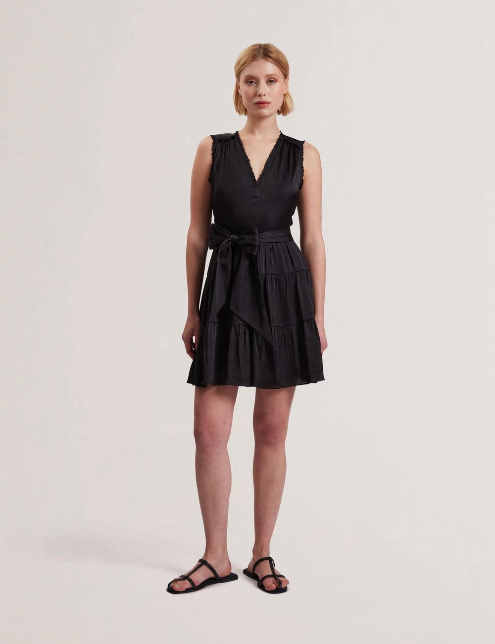Ted Baker OTIANA - Sleeveless Waistred ミニドレス レディース 黒 | Japan  GJRU-39715